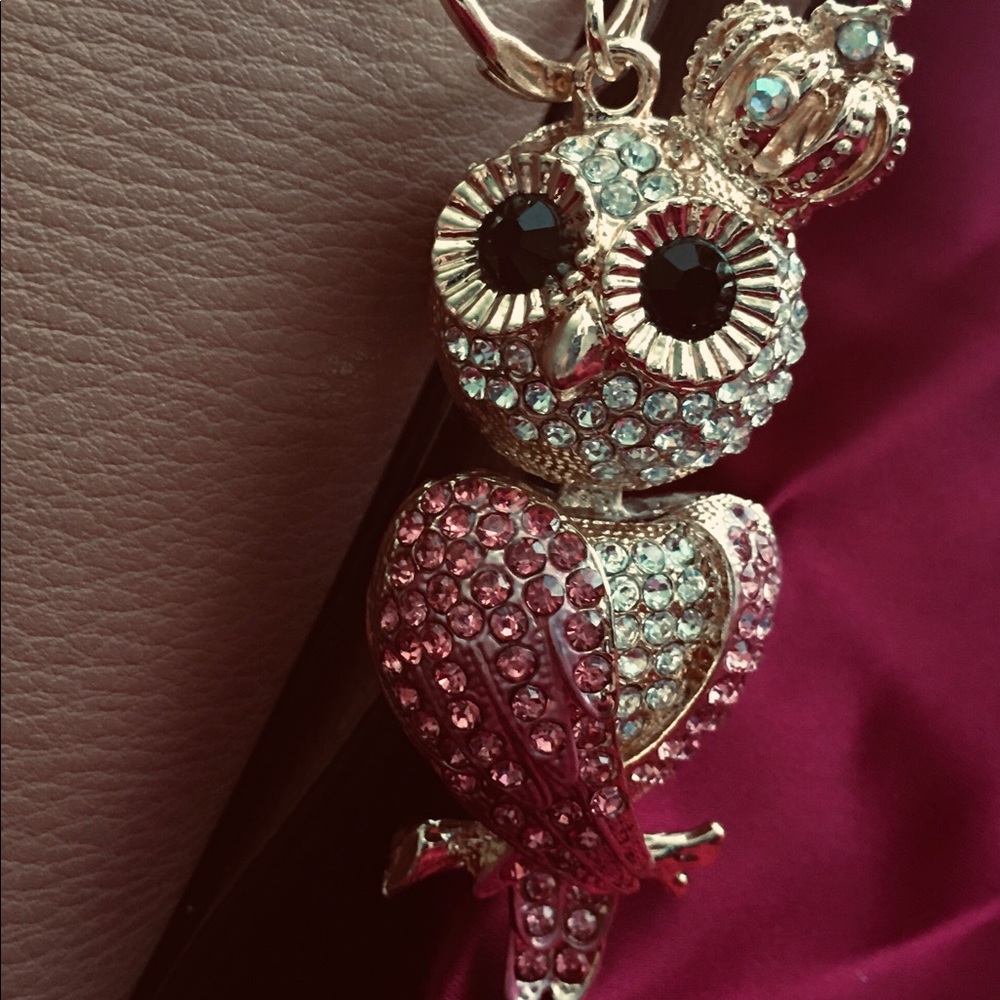 Diamond owl keychain - Picture 3 of 3